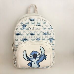 Disney X Primark Blue Cream Stitch Mini Backpack New With Tags